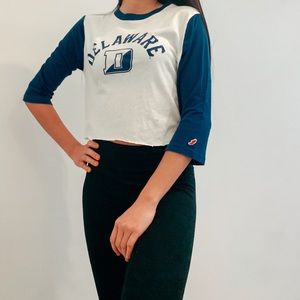 ☆ DU cropped tee 💙🐥 | tailgate